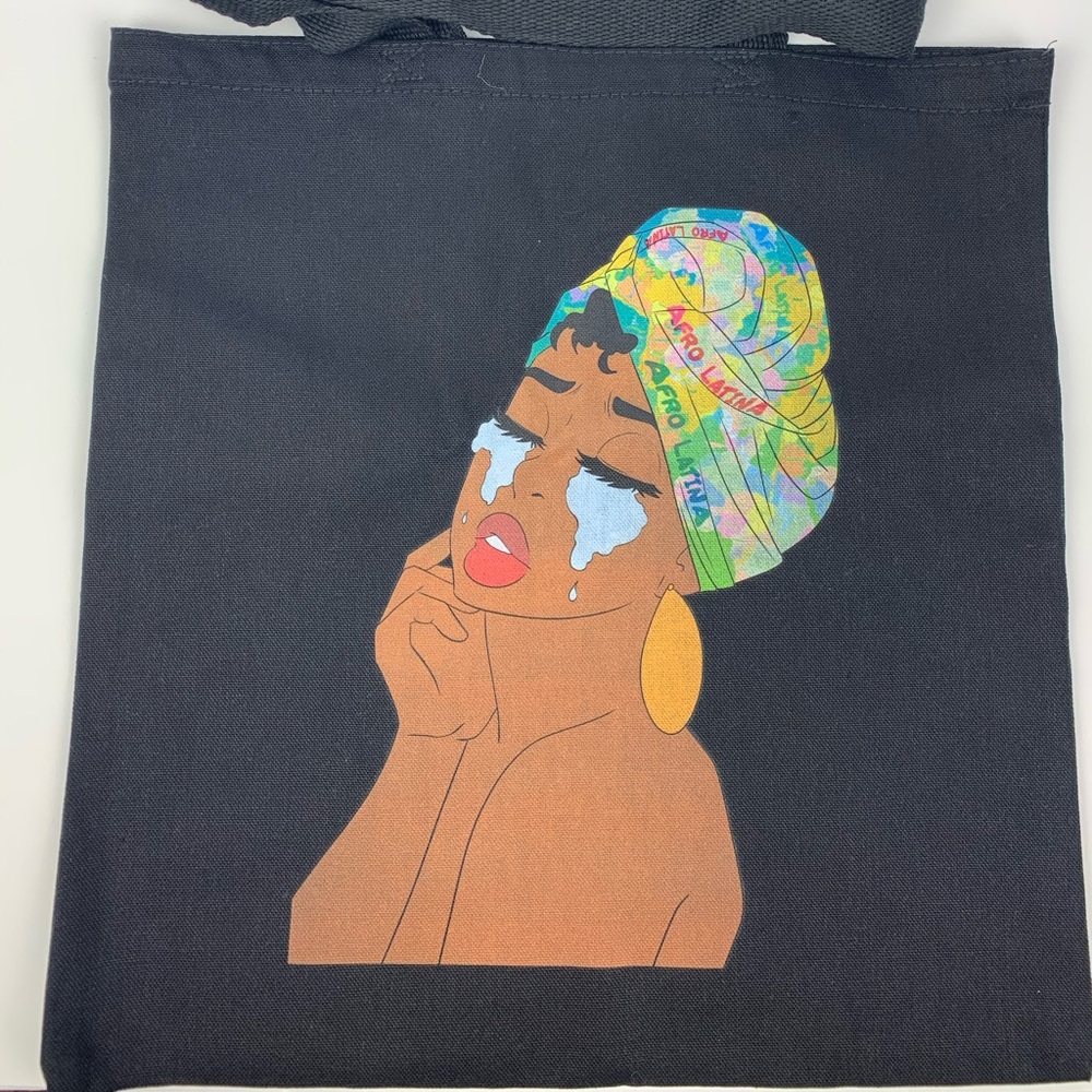 “ AFRO LATINA TEARS “ Tote Bag